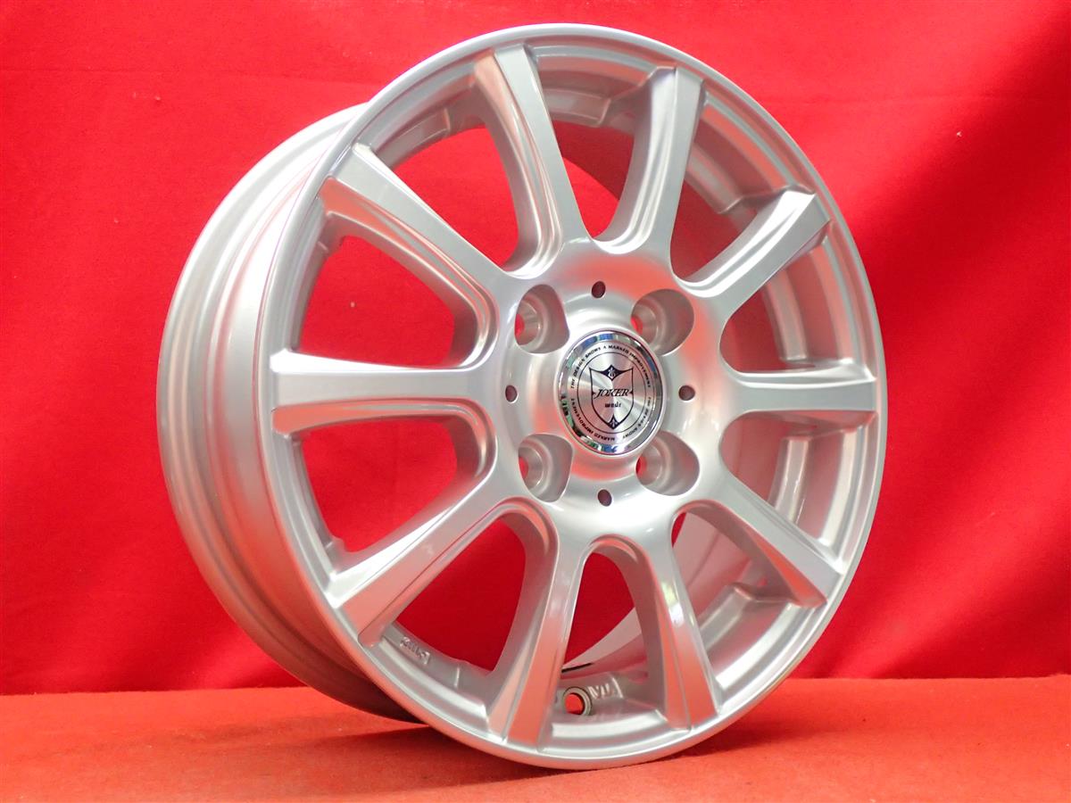 未使用 ４本セット weds JOKER FLASH ウェッズ ジョーカー フラッシュ 16×6.5J+47 PCD 114.3 5穴 シルバー  ホイール タイヤ ｜ホイール