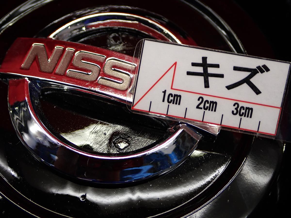 サファリ エンブレム でかロゴ NISSAN カスタム用エンブレム 疑わしい