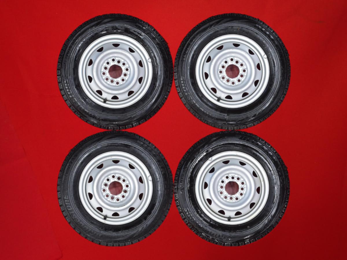 福岡県 良品質中古タイヤ 国内メーカー 155/65R13 ４本工賃込み ４本で￥11.000- ワゴンR ムーヴ ライフ - タイヤ、ホイール